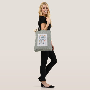 50th birthday party accessories and gifts tote bag