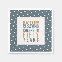 50th birthday party accessories decor