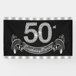 50th Birthday Party Banner
