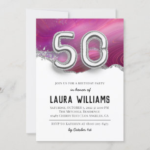 50th Birthday Party Invitation