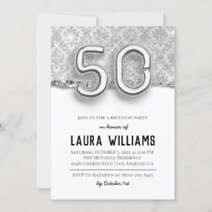 50th Birthday Party Invitation
