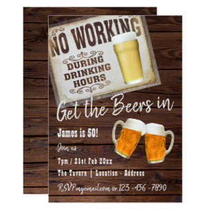 50th birthday invitations