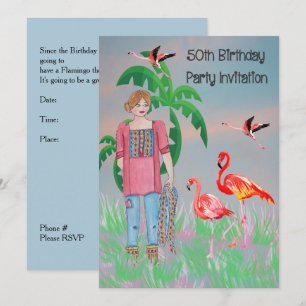 50Th Birthday Party Invitation for Woman