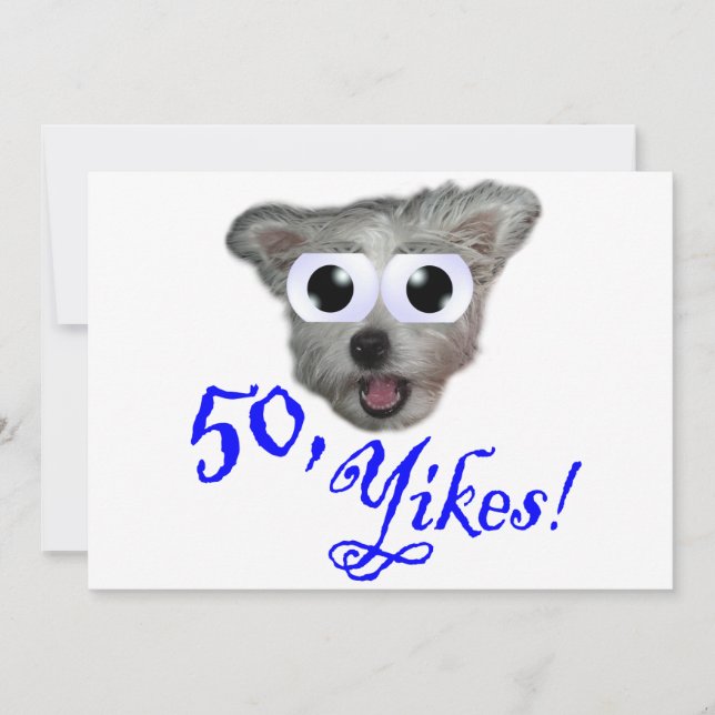 50th Birthday Party Invitations (Front)