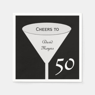 50th Birthday Party Paper Napkins