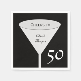50th Birthday Party Paper Napkins