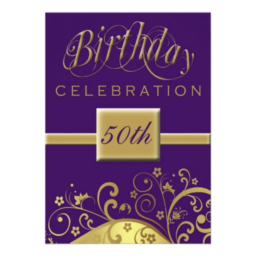 Personalised 50Th Birthday Invitations 2