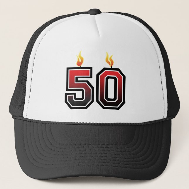 50th Birthday Party Trucker Hat (Front)