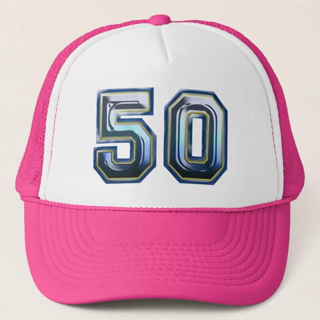 50th Birthday Party Trucker Hat (Front)