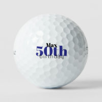 50th Birthday Personalized Titleist Pro V1 II