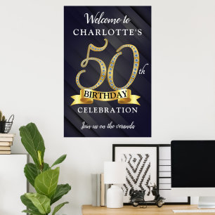 50th Birthday Poster