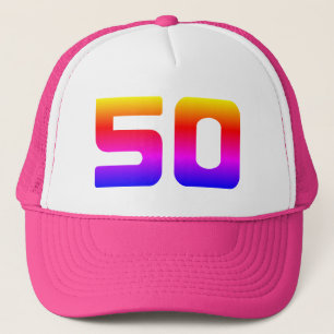50th Birthday Pride Party Trucker Hat