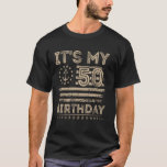 50th Birthday Sailor American Nautical Sailing Bda T-Shirt<br><div class="desc">50th Birthday Sailor American Nautical Sailing Bday Party</div>