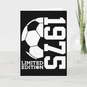 50th Birthday Soccer Limited Edition 1975 Card