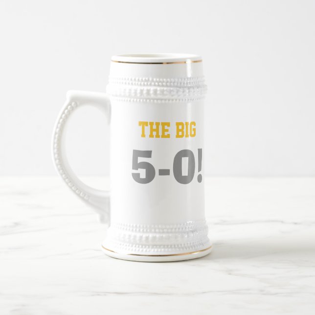 50th Birthday Stein (Left)