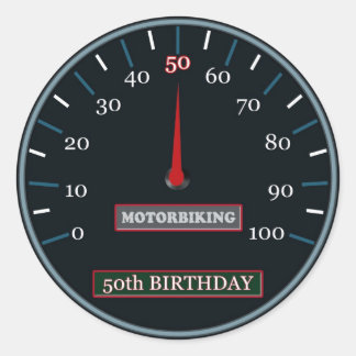 50th Birthday Sticker