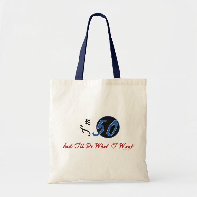 50th Birthday Tote Bag (Front)