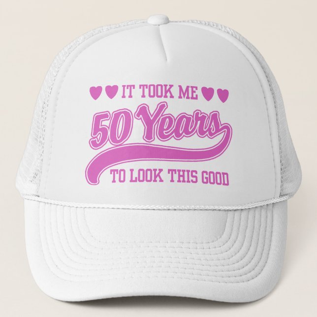 50th Birthday Trucker Hat (Front)