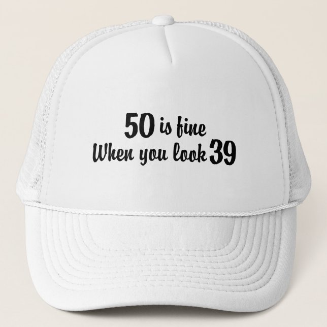 50th Birthday Trucker Hat (Front)