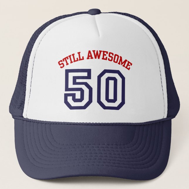 50th Birthday Trucker Hat (Front)