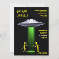 50th Birthday 👽 UFO Alien Abduction Party