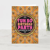 50th Birthday Vibrant Eastern Energy Party