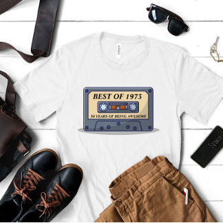 50th Birthday Vintage 1973 Gift T-Shirt
