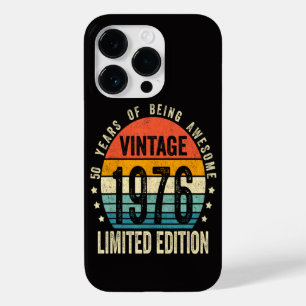 50th Birthday Vintage 1976 Limited Edition Case-Mate iPhone 14 Pro Case
