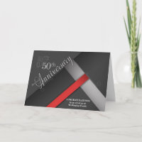 50th Business Anniversary Grayscale Congratulation