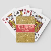 50th Class Reunion Classic Playing Cards