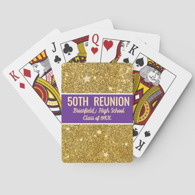 50th Class Reunion Classic Playing Cards (Back)