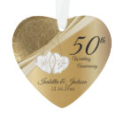 50th Gold Wedding Anniversary 💕 Keepsake Design