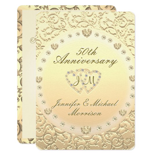 50th Golden Anniversary Card