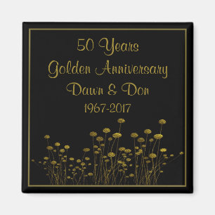 50th Golden Anniversary Magnet