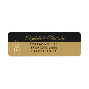 50th  Golden Anniversary Sparkle Black Gold