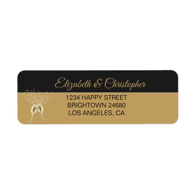 50th  Golden Anniversary Sparkle Black Gold (Front)