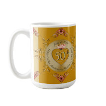50th Golden Ochre Wedding Anniversary