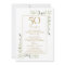 50th Golden Wedding Anniversary Memories Greenery