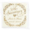 50th Golden Wedding Anniversary Paper Napkins
