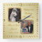50th Golden Wedding Anniversary Photo Wall Clock