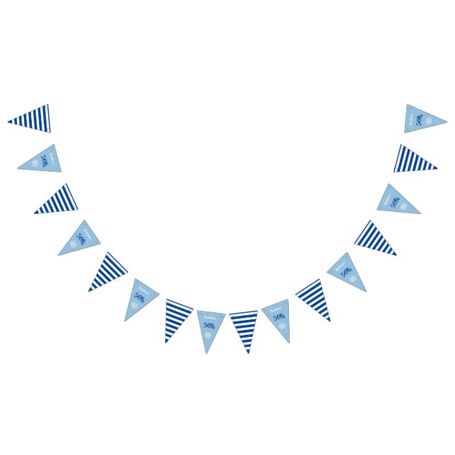 50th Greek Birthday Party personalized  Bunting Flags (All)