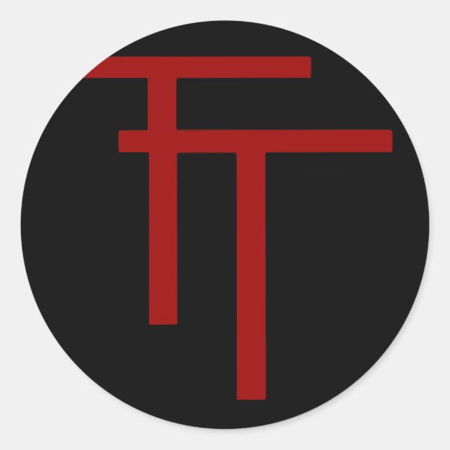 50th Infantry Division Classic Round Sticker (Front)