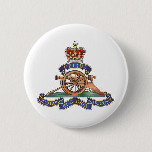 50th Missile Regiment Royal Artillery 2 Inch Round Button