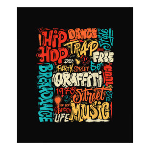 50th Music And Hip hop Graffiti Cassette Vintage R Photo Print