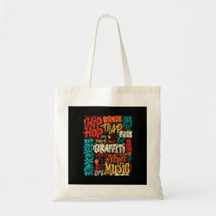 50th Music And Hip hop Graffiti Cassette Vintage R Tote Bag
