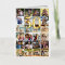 50th or Any Age Birthday 24 Photo Collage Gold