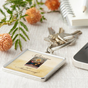 50th Ordination Anniversary Angels at Altar Keychain