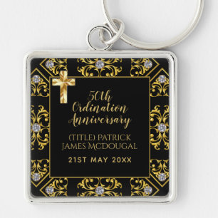 50th PRIEST Ordination Anniversary Personalized Keychain