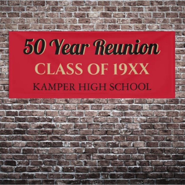 50th Reunion Fun! CUSTOM Reunion banner (Creator Uploaded)