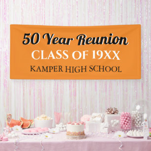 50th Reunion Fun! CUSTOM Reunion banner
